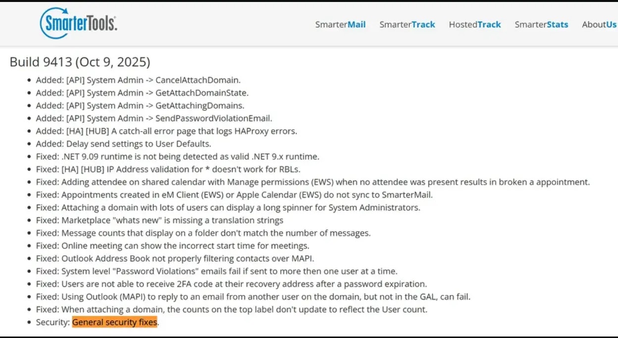 διορθώσεις ασφαλείας